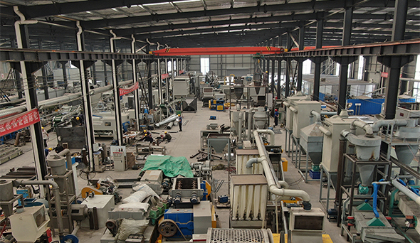 濕式銅米機(jī)生產(chǎn)車間